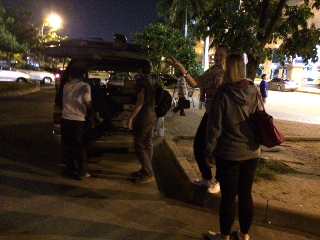 The first taxi. 20130925-210317.jpg